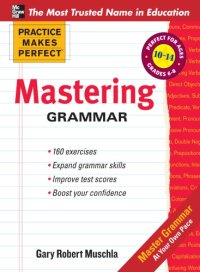 cover of the book Mastering grammar