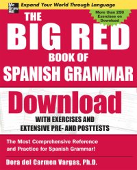 cover of the book The Big Red Book of Spanish Grammar