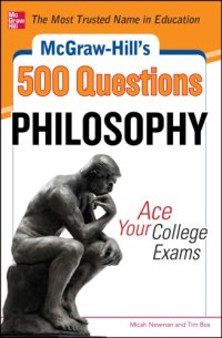 cover of the book Mcgraw-hill's 500 philosophy questions: ace your college exams