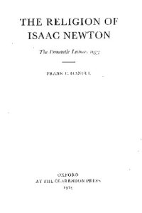 cover of the book Religion of Isaac Newton