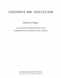 cover of the book Goodbye Mr. Socialism