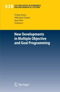 cover of the book New Developments in Multiple Objective and Goal Programming