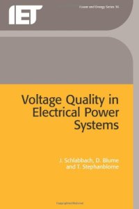 cover of the book Voltage Quality in Electrical Power Systems