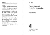 cover of the book Foundations of logic programming