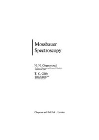 cover of the book Mossbauer Spectroscopy