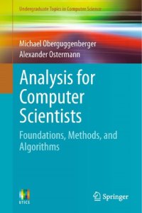 cover of the book Analysis for Computer Scientists: Foundations, Algorithms and Applications