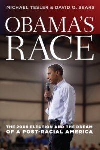 cover of the book Obama's race: the 2008 election and the dream of a post-racial America