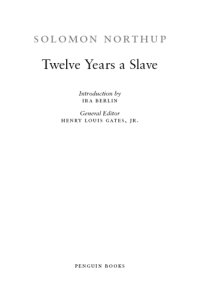 cover of the book Twelve Years a Slave