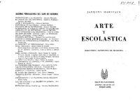 cover of the book Arte y Escolastica