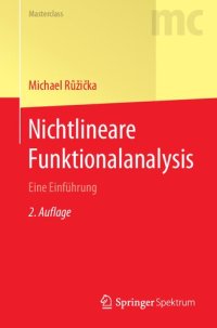 cover of the book Nichtlineare Funktionalanalysis