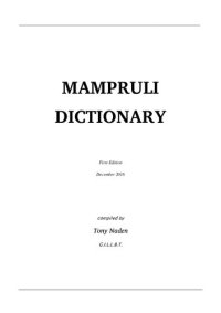 cover of the book Mampruli dictionary