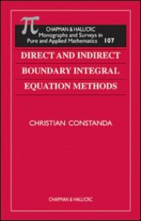 cover of the book Direct and Indirect Boundary Integral Equation Methods