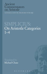 cover of the book On Aristotle categories 1-4