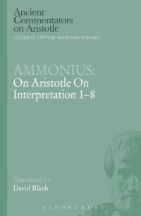 cover of the book On Aristotle On interpretation 1-8