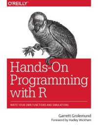 cover of the book Hands-on programming with R