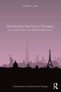 cover of the book Democratic decline in Hungary: law and society in an illiberal democracy