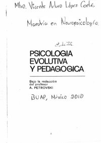 cover of the book Psicología evolutiva y pedagógica