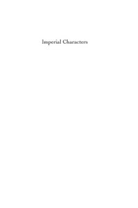 cover of the book Imperial characters: home and periphery in eighteenth-century literature