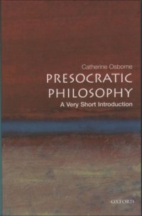 cover of the book Presocratic Philosophy: A Very Short Introduction