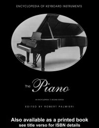 cover of the book The Piano: an Encyclopedia