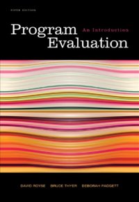 cover of the book Program evaluation: an introduction