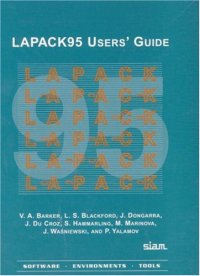 cover of the book LAPACK95 users' guide