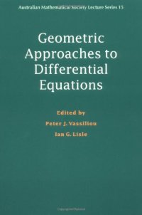 cover of the book Geometric approaches to differential equations