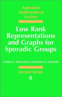 cover of the book Low rank representations and graphs for sporadic groups