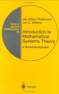 cover of the book Introduction to Mathematical Systems Theory: A Behavioral Approach