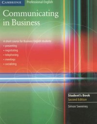 cover of the book Communicating in Business: A Short Course for Business English Students