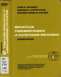 cover of the book Molecular thermodynamics of fluid-phase equilibria