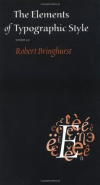 cover of the book The Elements of Typographic Style