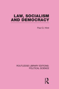 cover of the book Law, Socialism and Democracy