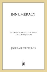 cover of the book Innumeracy: mathematical illiteracy and its consequences