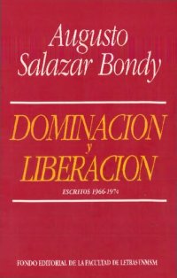 cover of the book Dominación y liberación. Escritos 1966-1974