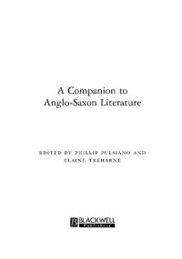 cover of the book A companion to Anglo-Saxon literature