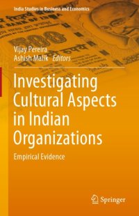 cover of the book Investigating cultural aspects in Indian organizations empirical evidence