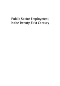 cover of the book Public sector employment in the twenty-first century