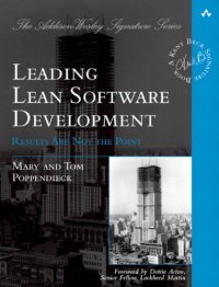 cover of the book Leading lean software development: results are not the point