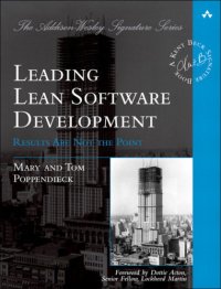 cover of the book Leading lean software development: results are not the point