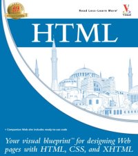 cover of the book HTML: your visual blueprint for designing effective Web pages with HTML, CSS, and XHTML