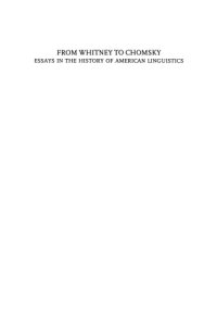 cover of the book From Whitney to Chomsky: essays in the history of American Linguistics