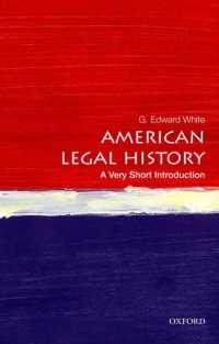 cover of the book American Legal History: A Very Short Introduction