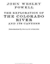 cover of the book The exploration of the colorado river and its canyons