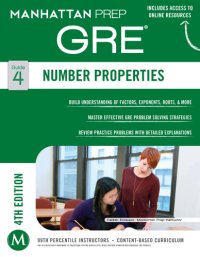 cover of the book Number Properties GRE Strategy Guide