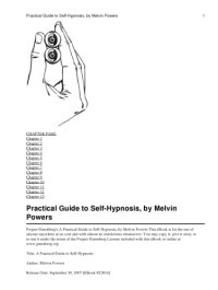 cover of the book A practical guide to self-hypnosis