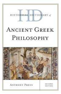 cover of the book Historical dictionary of ancient Greek philosophy