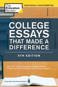 cover of the book College Essays That Made a Difference