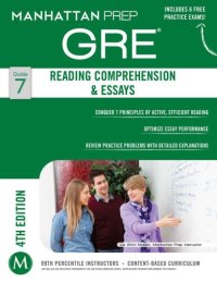 cover of the book Reading Comprehension & Essays GRE Strategy Guide