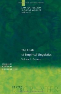 cover of the book The Fruits of Empirical Linguistics 1: Process